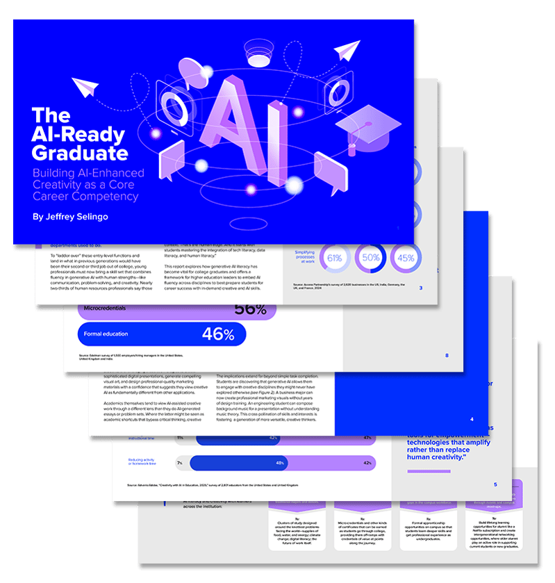 The AI Ready Graduate graphic