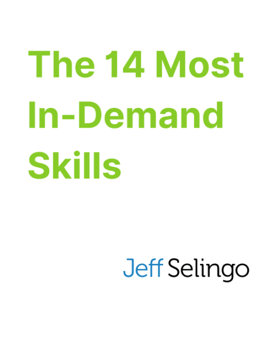 The 14 Most In-Demand Skills 500 x 647 Cover page which says "The 14 Most In-Demand Skills"